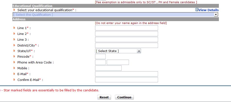 ... date 10 11 2012 here is image of upsc cds online application form